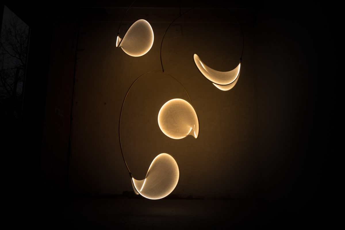llll light, a collection of sculptural led lights